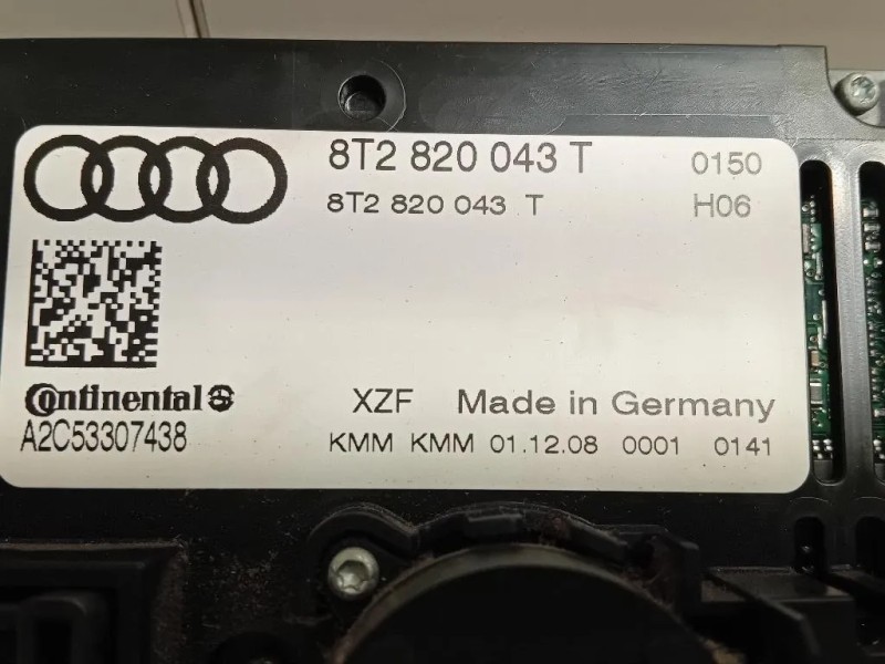 Modulo Comando Riscaldamento Clima 8T2 820 043 T Audi A4 8K2 2008