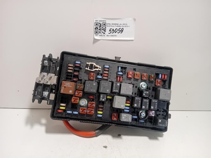 Scatola Fusibili 22933570 Opel Insignia A 2013