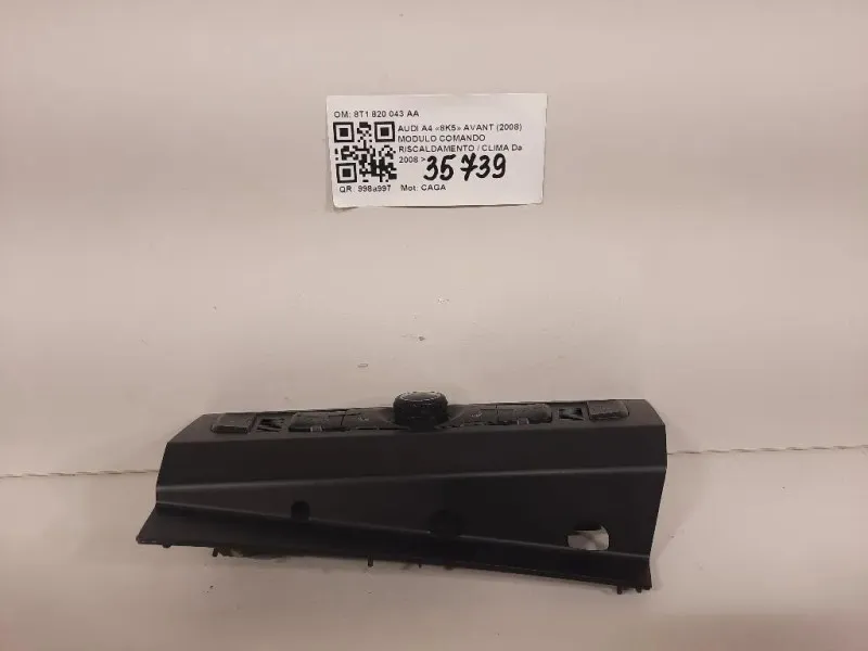 Modulo Comando Riscaldamento Clima 8T1820043AA Audi A4 8K5 Avant 2008