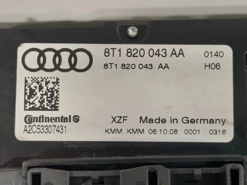 Modulo Comando Riscaldamento Clima 8T1820043AA Audi A4 8K5 Avant 2008