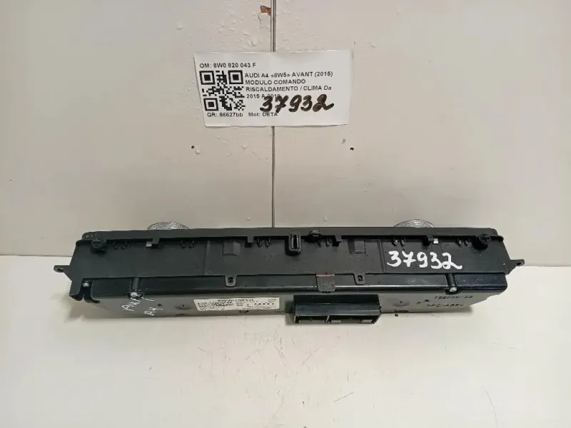 Modulo Comando Riscaldamento Clima 8W0820043F Audi A4 8W5 Avant 2015