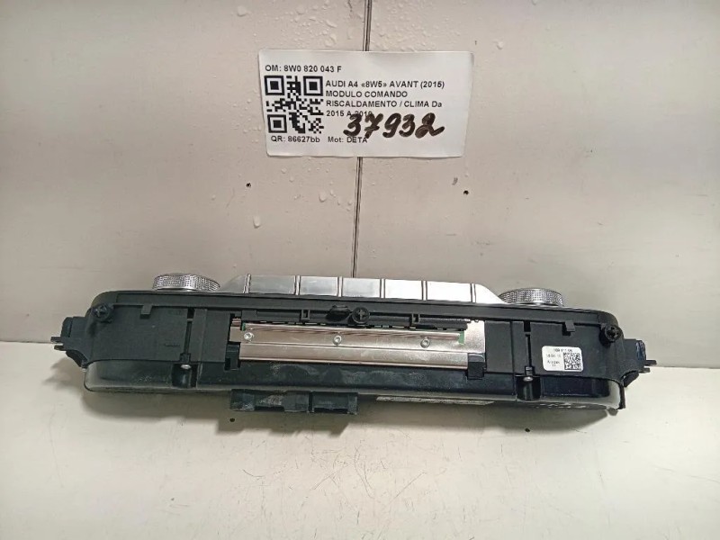 Modulo Comando Riscaldamento Clima 8W0820043F Audi A4 8W5 Avant 2015