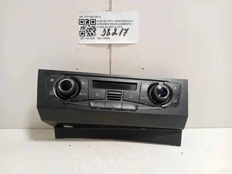 Modulo Comando Riscaldamento Clima 8T2 820 043 N Audi A5 8T3 2008