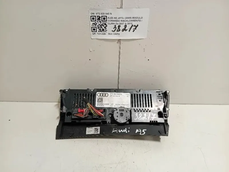 Modulo Comando Riscaldamento Clima 8T2 820 043 N Audi A5 8T3 2008