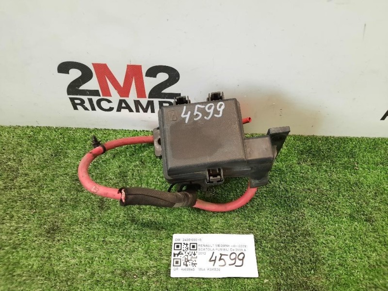 Scatola Fusibili 243510001R Renault Mégane III 2009