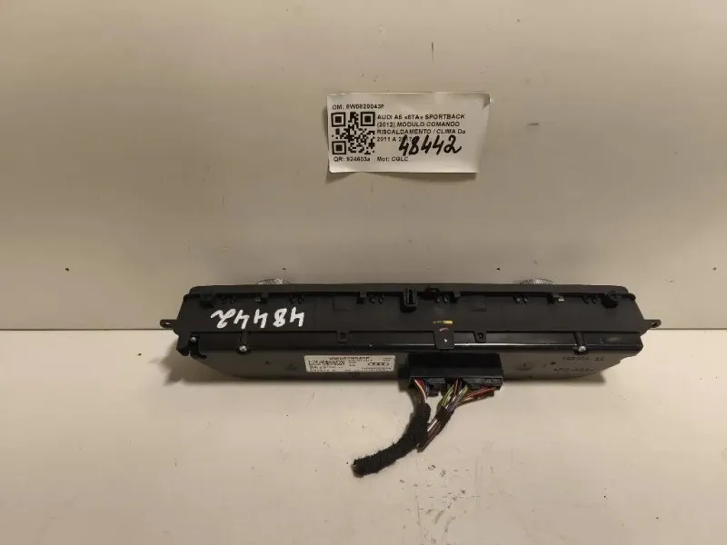 Modulo Comando Riscaldamento Clima 8W0820043F Audi A5 8TA Sportback 2012