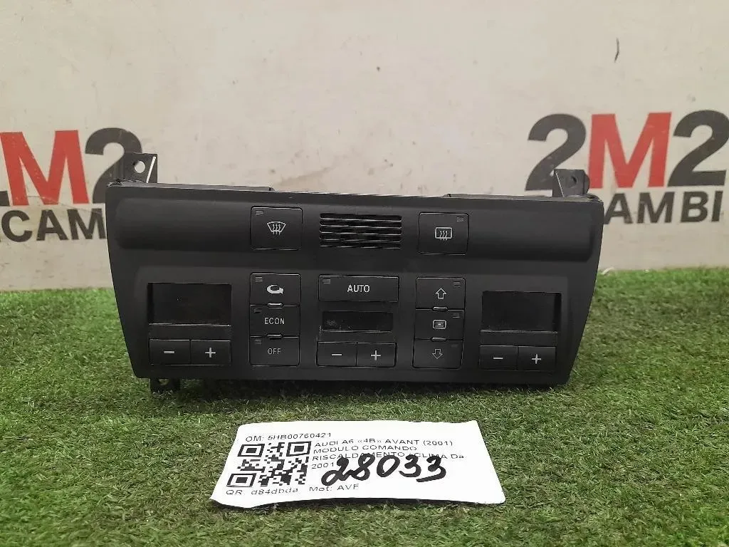 Modulo Comando Riscaldamento Clima 5HB00760421 Audi A6 4B Avant 2001