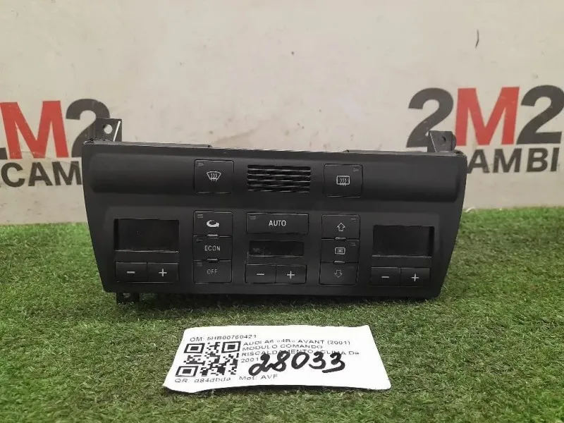 Modulo Comando Riscaldamento Clima 5HB00760421 Audi A6 4B Avant 2001