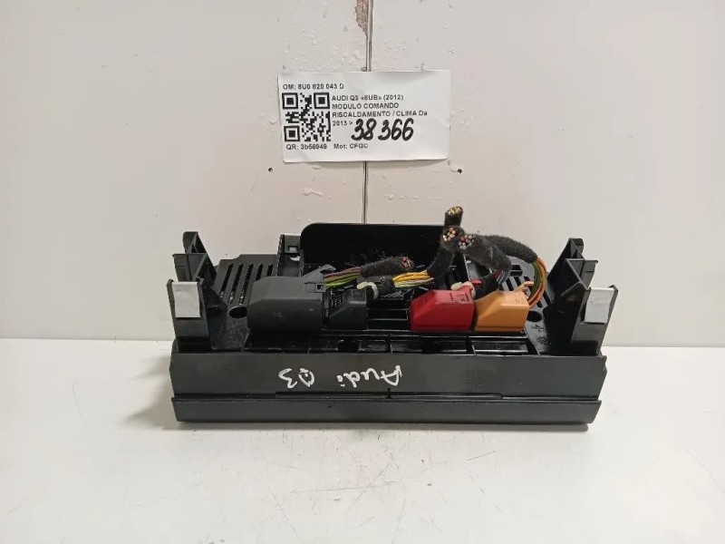 Modulo Comando Riscaldamento Clima 8U0 820 043 D Audi Q3 8UB 2012