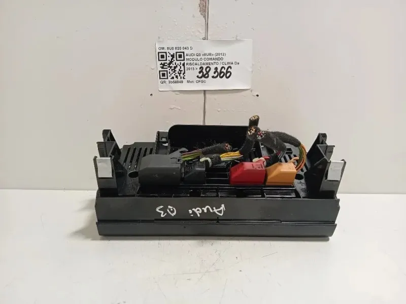 Modulo Comando Riscaldamento Clima 8U0 820 043 D Audi Q3 8UB 2012