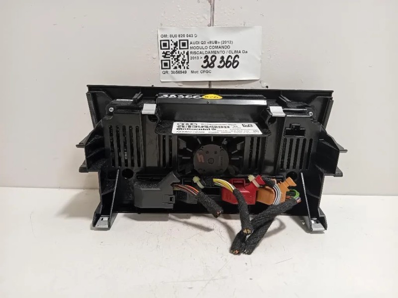 Modulo Comando Riscaldamento Clima 8U0 820 043 D Audi Q3 8UB 2012