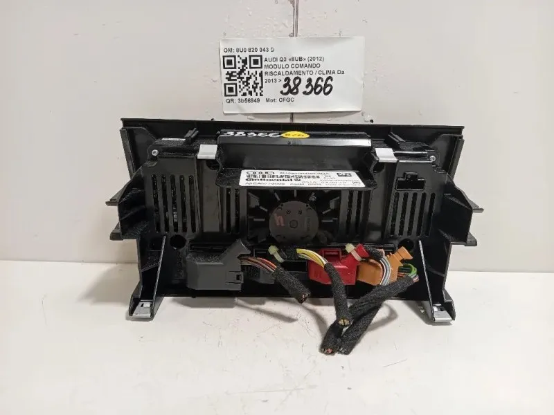 Modulo Comando Riscaldamento Clima 8U0 820 043 D Audi Q3 8UB 2012