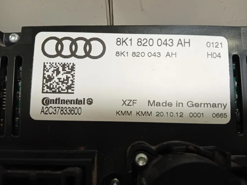 Modulo Comando Riscaldamento Clima 8K1 820 043 AH Audi Q5 8RB 2012