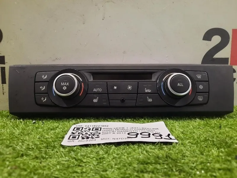 Modulo Comando Riscaldamento Clima 64119221852 Bmw Serie 1 E87 Berlina 2005