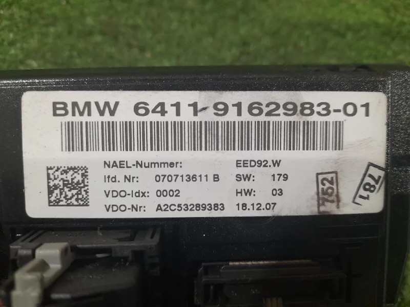 Modulo Comando Riscaldamento Clima 6411916298301 Bmw Serie 1 E87 Berlina 2005