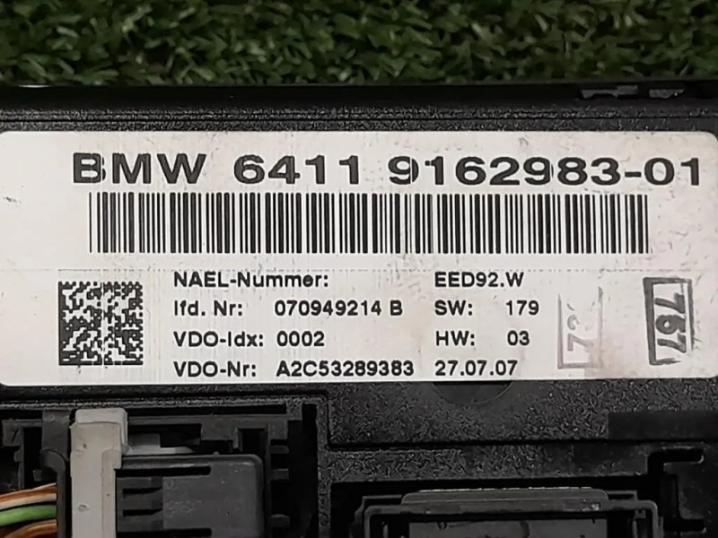 Modulo Comando Riscaldamento Clima 6411916298301 Bmw Serie 1 E87 Berlina 2005