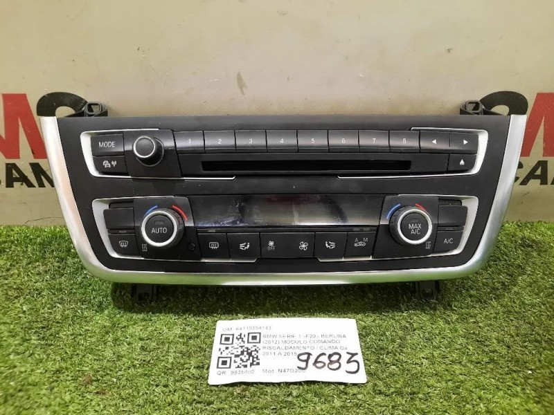 Modulo Comando Riscaldamento Clima 64119354143 Bmw Serie 1 F20 Berlina 2012