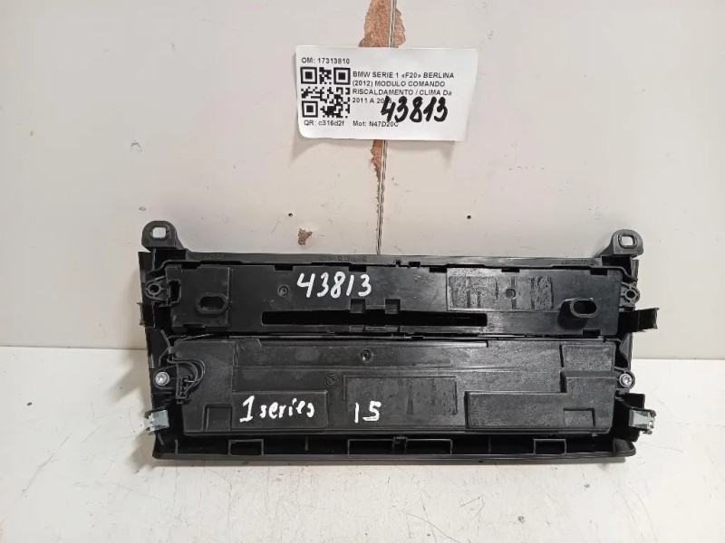 Modulo Comando Riscaldamento Clima F20 F21 F22 Bmw Serie 1 F20 Berlina 2012