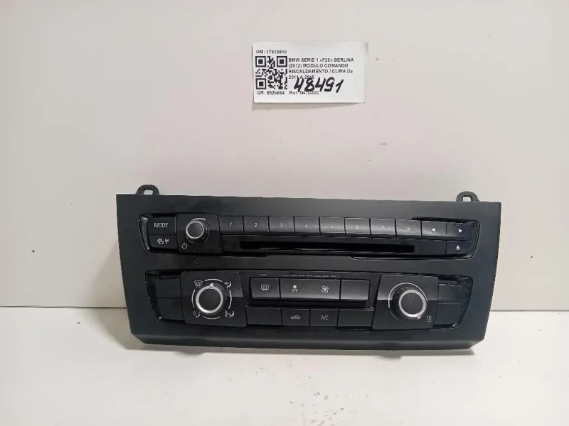 Modulo Comando Riscaldamento Clima 17313810 Bmw Serie 1 F20 Berlina 2012