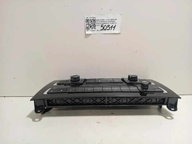 Modulo Comando Riscaldamento Clima 17313810 Bmw Serie 1 F20 Berlina 2012