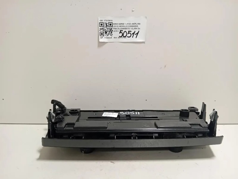 Modulo Comando Riscaldamento Clima 17313810 Bmw Serie 1 F20 Berlina 2012