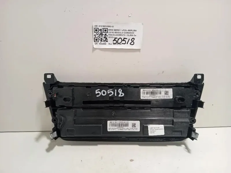 Modulo Comando Riscaldamento Clima 61316832880-02 Bmw Serie 1 F20 Berlina 2015