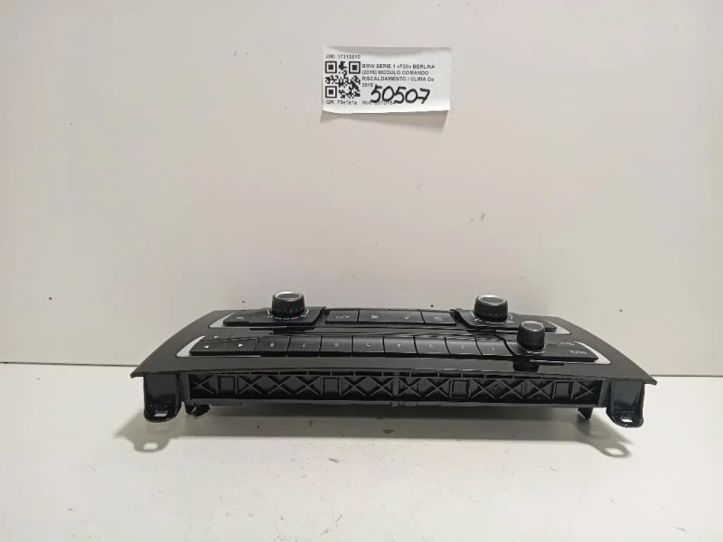 Modulo Comando Riscaldamento Clima 17313810 Bmw Serie 1 F20 Berlina 2015