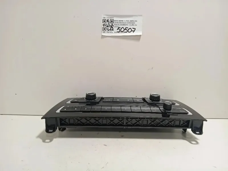 Modulo Comando Riscaldamento Clima 17313810 Bmw Serie 1 F20 Berlina 2015