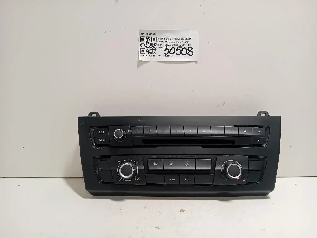 Modulo Comando Riscaldamento Clima 17313810 Bmw Serie 1 F20 Berlina 2015