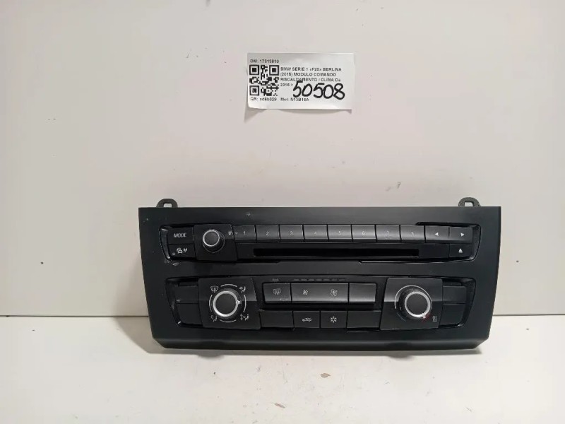 Modulo Comando Riscaldamento Clima 17313810 Bmw Serie 1 F20 Berlina 2015