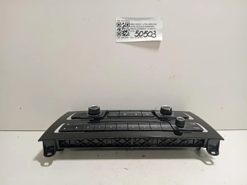 Modulo Comando Riscaldamento Clima 17313810 Bmw Serie 1 F20 Berlina 2015