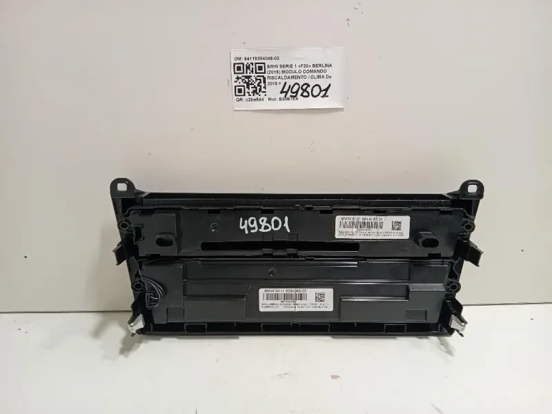 Modulo Comando Riscaldamento Clima 64119384046-02 Bmw Serie 1 F20 Berlina 2015