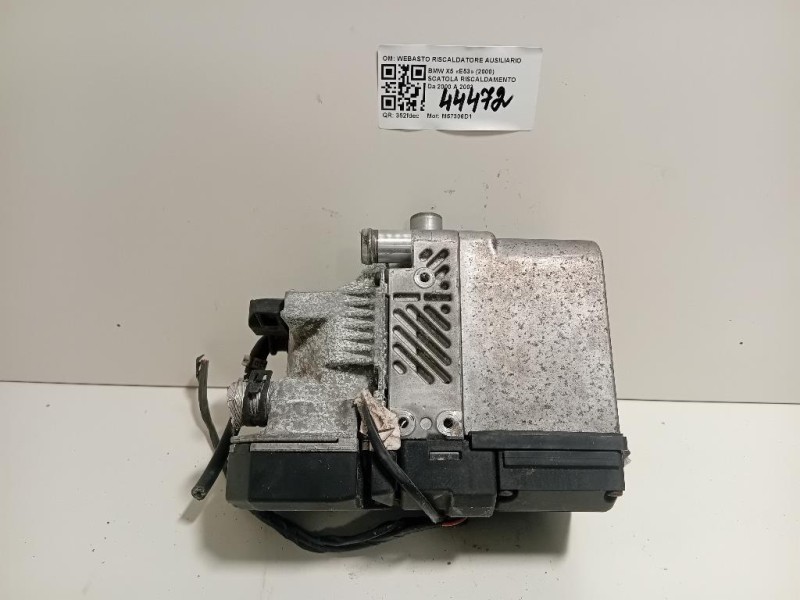 Scatola Riscaldamento WEBASTO RISCALDATORE AUSILIARIO 6412691894202 Bmw X5 E53 2000