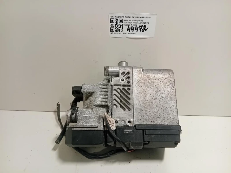 Scatola Riscaldamento WEBASTO RISCALDATORE AUSILIARIO 6412691894202 Bmw X5 E53 2000