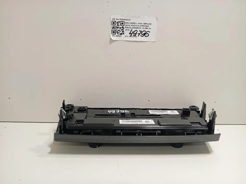 Modulo Comando Riscaldamento Clima 64119384046-02 Bmw Serie 1 F20 Berlina 2015