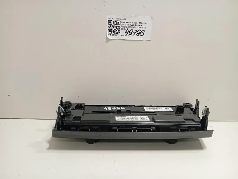 Modulo Comando Riscaldamento Clima 64119384046-02 Bmw Serie 1 F20 Berlina 2015