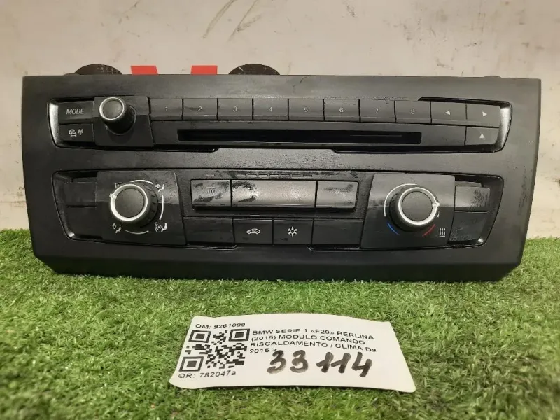 Modulo Comando Riscaldamento Clima 9261099 Bmw Serie 1 F20 Berlina 2015