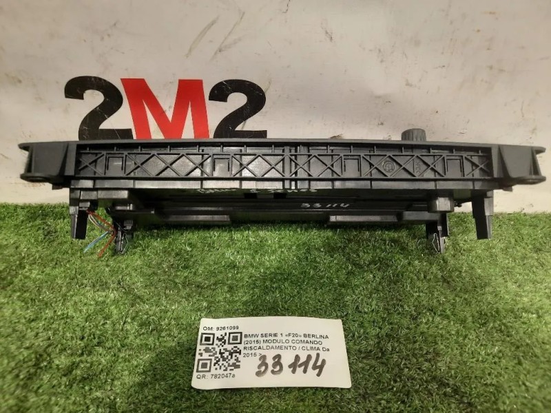 Modulo Comando Riscaldamento Clima 9261099 Bmw Serie 1 F20 Berlina 2015