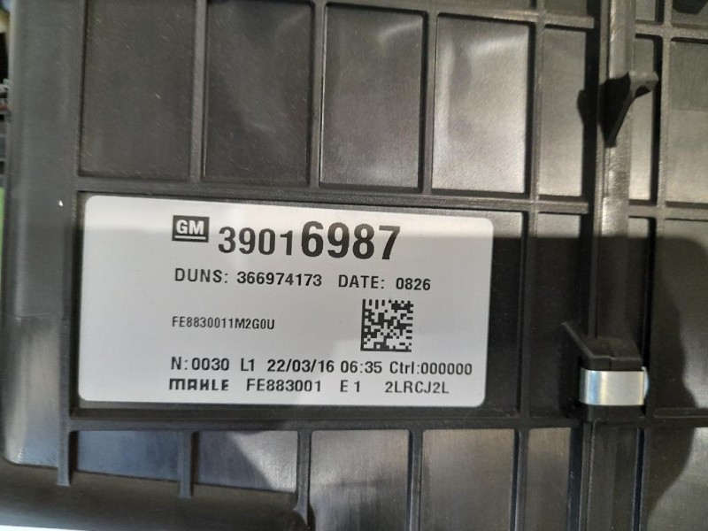 Scatola Riscaldamento 39016987 Opel Astra K SW 2016