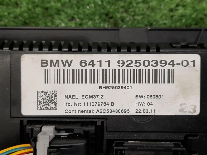 Modulo Comando Riscaldamento Clima 9250694-01 Bmw Serie 3 F30 Berlina 2012