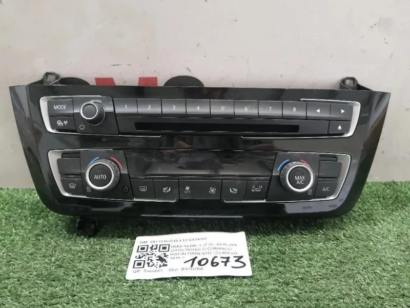 Modulo Comando Riscaldamento Clima 64119363545 61316814187 Bmw Serie 3 F30 Berlina 2015