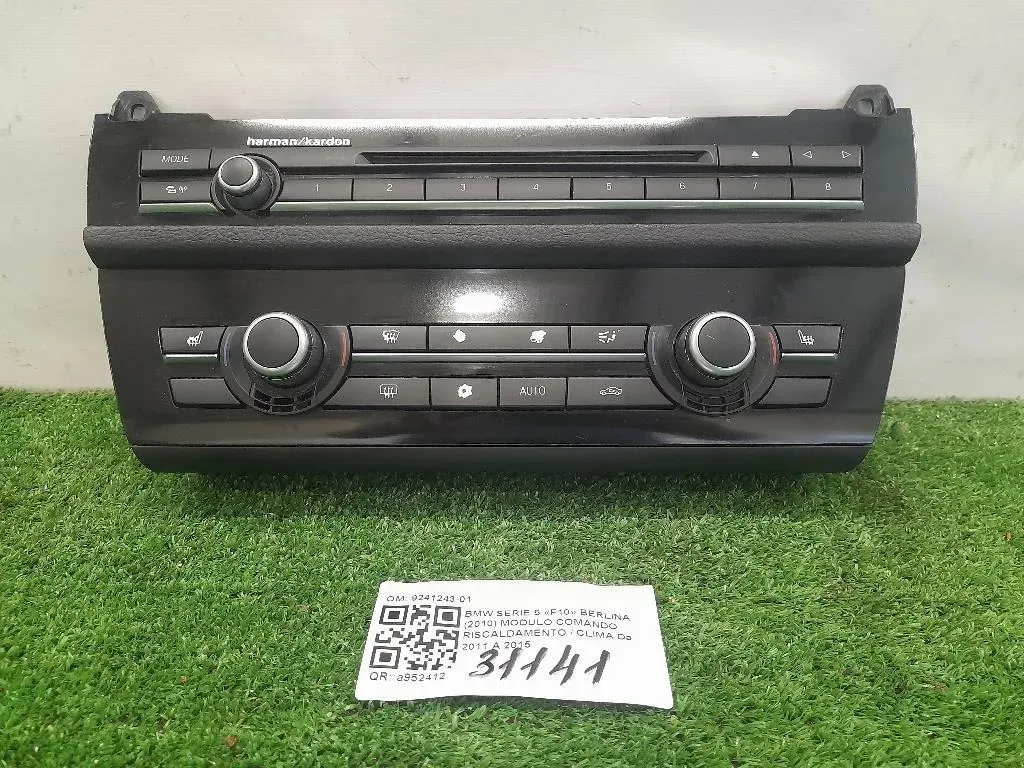 Modulo Comando Riscaldamento Clima 9241243-01 Bmw Serie 5 F10 Berlina 2010
