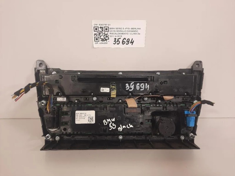 Modulo Comando Riscaldamento Clima 9263757-01 Bmw Serie 5 F10 Berlina 2010