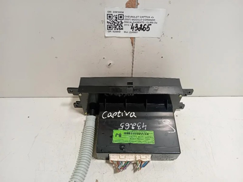 Modulo Comando Riscaldamento Clima 20910836 Chevrolet Captiva I 2007