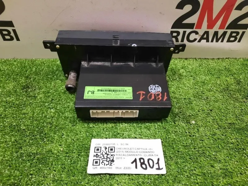 Modulo Comando Riscaldamento Clima 20992735 Chevrolet Captiva II 2011