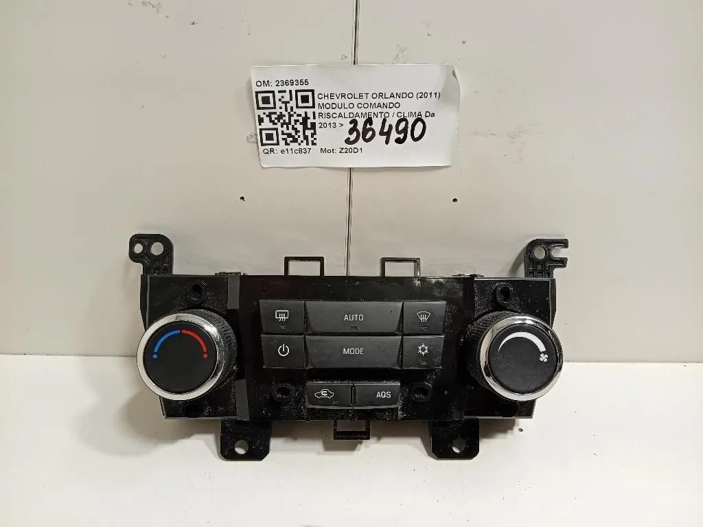 Modulo Comando Riscaldamento Clima 3870578 Chevrolet Orlando 2011