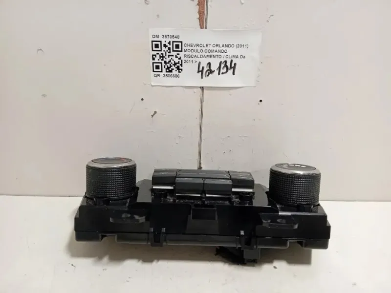 Modulo Comando Riscaldamento Clima 3870548 Chevrolet Orlando 2011