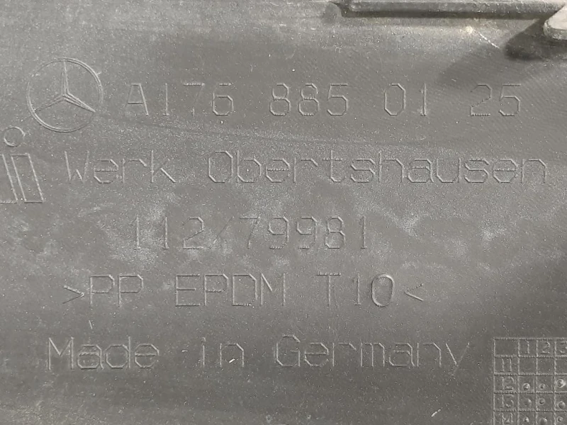 Paraurti POST A1768850125 Mercedes Classe A W176 2015