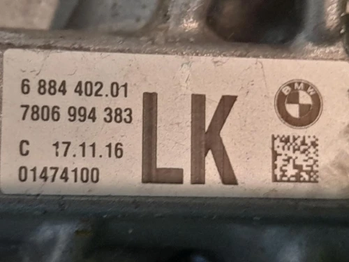 Scatola Sterzo Cservosterzo 7806994383 F20 F30 F31 Bmw Serie 1 F20 Berlina 2012