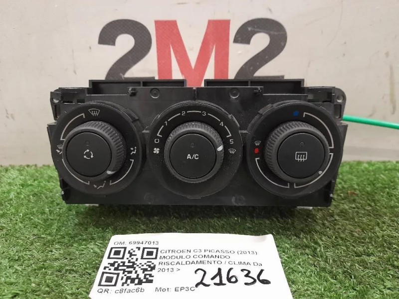 Modulo Comando Riscaldamento Clima 69947013 Citroen C3 Picasso 2013